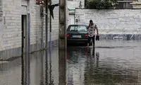 آبگرفتگی معابر عمومی در رشت