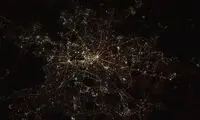 تصاویر برلین در شب از ایستگاه فضایی