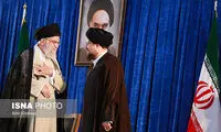 عکسی متفاوت از رهبر انقلاب و سیدحسن خمینی