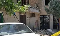 ریزش ساختمان در تهرانپارس