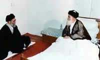 دیدار رهبر انقلاب با مرحوم آیت الله گلپایگانی