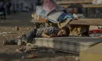 کودکان سوری کجا می خوابند؟ +عکس