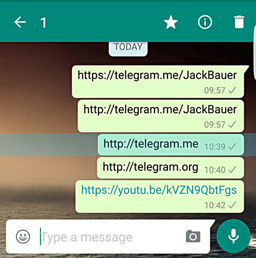 اعلام جنگ واتس اپ علیه تلگرام
