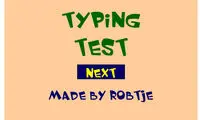 بازی Typing test