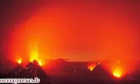 دقایقی با مرد آتشفشانی! +عکس