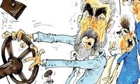 وضعیت ماشین زیر پایِ محمود فکری رو ببینید!