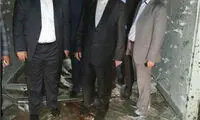 بازدید محسن رضایی از محل حادثه در مجلس