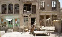عمارت مخروبه در «کوچه مروی» +عکس