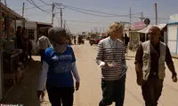 «کیت بلانشت» در اردوگاه آوارگان +عکس