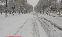 بارش سنگین برف در استان کردستان