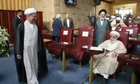 عکس: لحظه مواجهه هاشمی با جنتی