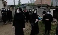 تشییع جنازه کرونایی در شمال ایران