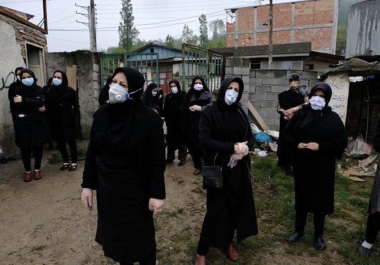 تشییع جنازه کرونایی در شمال ایران