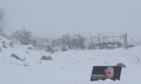 نصب تصویر سردار سلیمانی در مرز لبنان و اسرائیل