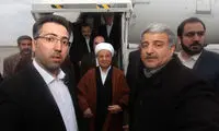هاشمی و سید حسن در مشهد +عکس