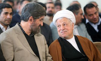 مطهری در دیدار با هاشمی +عکس
