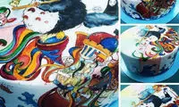 تزیین بامزه و زیبای کیک به روش توتورویی