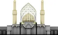 ترفیع گنبد حرم امام حسین (ع) +عکس