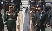 اولین سفر پادشاه عربستان به مصر +عکس
