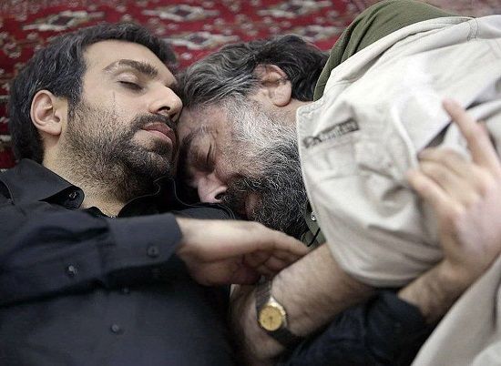 خواب مسعود کیمیایی و پسرش در پشت‌صحنه جرم