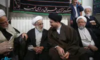 عکس: خوش و بش یادگار امام و جنتی
