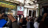لحظه خروج روحانی از بیت آیت‌الله سیستانی