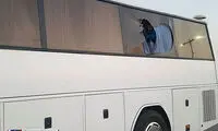 شیشه اتوبوس استقلالی‌ها را شکستند