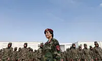 پادگان آموزشی زنان در افغانستان