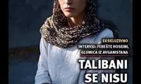 عکس فرشته حسینی روی مجله صربستانی