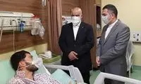 عیادت سرپرست پرسپولیس از مهاجم مصدوم