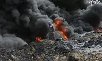 آسمان موصل سیاه شد