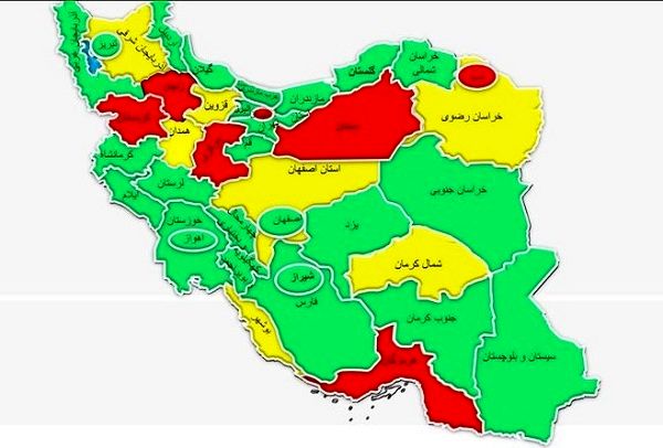 مصرف برق ۷استان در وضعیت قرمز قرار گرفت