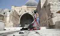 تصاویری از حمله به مسجد الاقصی