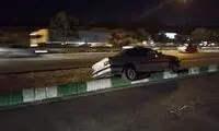 ویدئویی از تصادف عجیب یک خانم که دست به دست شد
