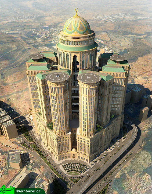 بزرگ‌ترین هتل جهان در شهر «مکه»