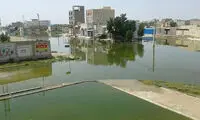 جاری شدن فاضلاب در خیابان‌های اهواز