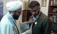 «فرج‌ الله سلحشور» خادم شد +عکس