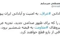واکنش میرسلیم به تحرکات نظامی آمریکا در عراق