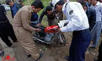 عکس: تصادف شاسی بلند با موتور