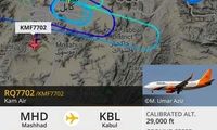 سرگردانی پرواز مشهد به کابل بر فراز آسمان