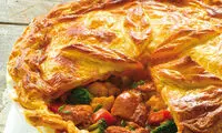 پای مرغ و سبزیجات