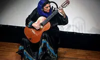 اولین زن ایرانی که دکترای گیتار گرفت