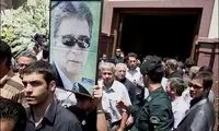 تصاویر بزرگان ورزش در ترحیم حجازی