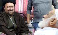 پست سید حسن پس از عیادت از استاد اخلاق