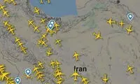 افزایش پرواز‌های عبوری از آسمان ایران