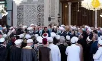 بشار اسد در نماز عید فطر