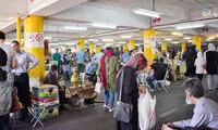 تعطیلی جمعه بازار پارکینگ پروانه با شیوع کرونا