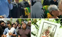 خادمان حرم امام رضا (ع) در تشییع «بنیتا»