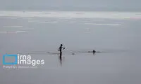 تصاویر دردناک از مرگ تدریجی دریاچه ارومیه
