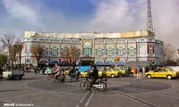 میدان تاریخی حسن‌آباد پس از آتش‌سوزی